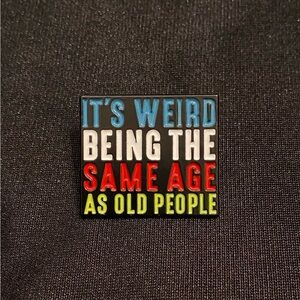 Enamel Pin or Magnet Comments on the Surprise in the Mirror | 3FER